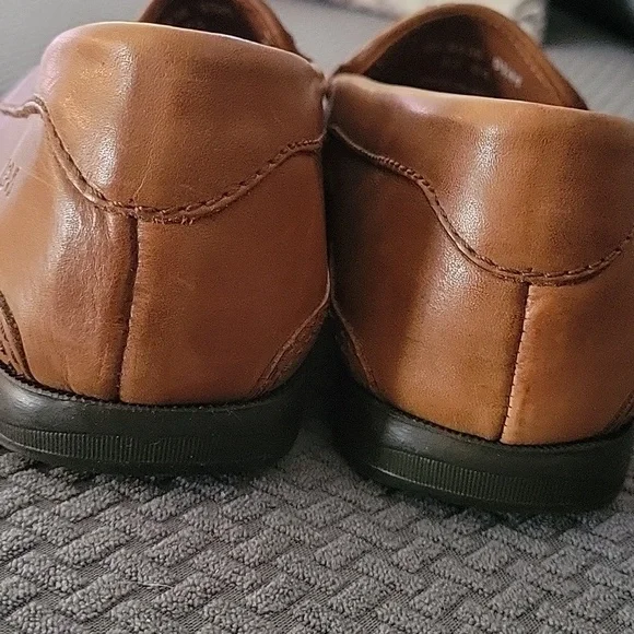 Johnston & Murphy Brown Woven Leather Loafer Style 20 8436 SZ 9.5 M - Picture 5 of 10